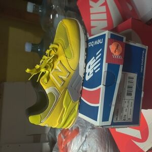 New Balance Vibrant Yellow Athletic Shoes